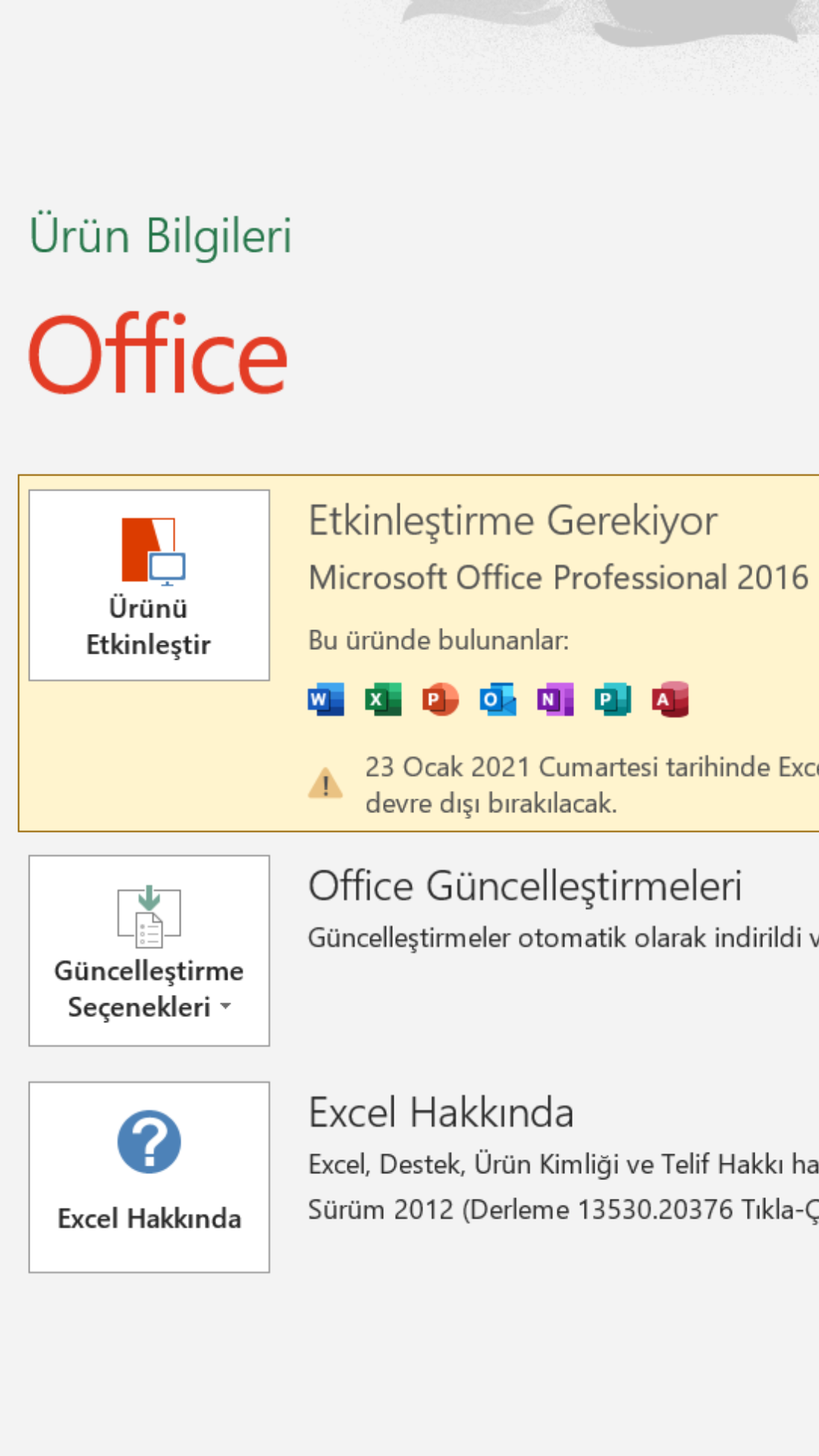 Microsoft Office 2016 İndirme ve Programsız Etkinleştirme